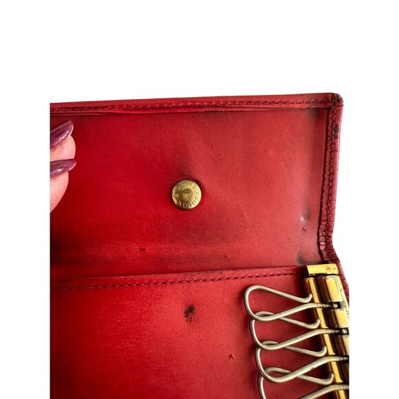 LOUIS VUITTON Red Epi Leather Keyholder Case - Picture 6 of 8